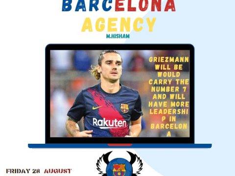 Griezmann will be would carry the number 7 and will have more leadership in Barcelona