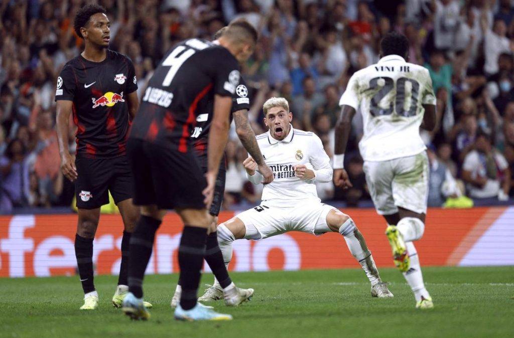 Real Madrid beats Leipzig with a late goal!! 2 2022 09 14T205632Z 808761179 UP1EI9E1M66P7 RTRMADP 3 SOCCER CHAMPIONS MAD RBL REPORT