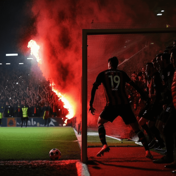 ahsnko The scene of the AC Milan players and fans exploded in r a9e42a0e b08b 407e 9470 0f66a900afea