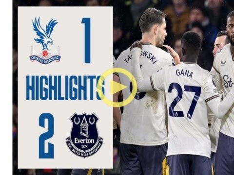 Crystal Palace Everton 0-1