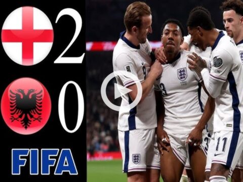 England - Albania 2-0