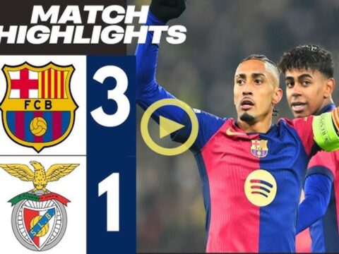 Barcelona - Benfica 3 1