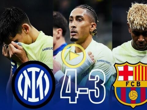 Inter Milan- Barcelona 4-3