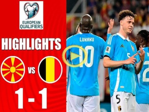 North Macedonia - Belgium 1-1