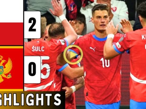 Czech Republic - Montenegro 2-0