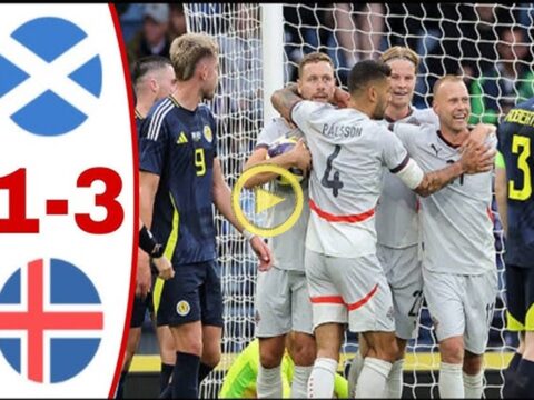 Scotland - Iceland 1-3