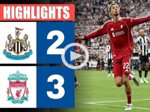 Newcastle United - Liverpool - Played on August 25, 2025