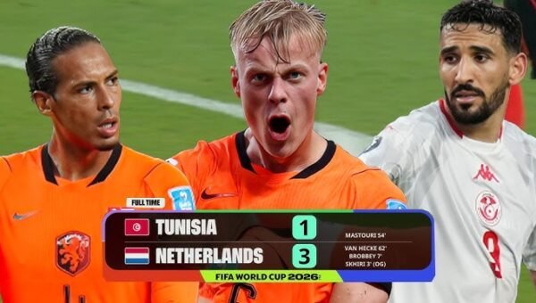 Tunisia 1-3 Netherlands Highlights & Goals | FIFA World Cup 2026