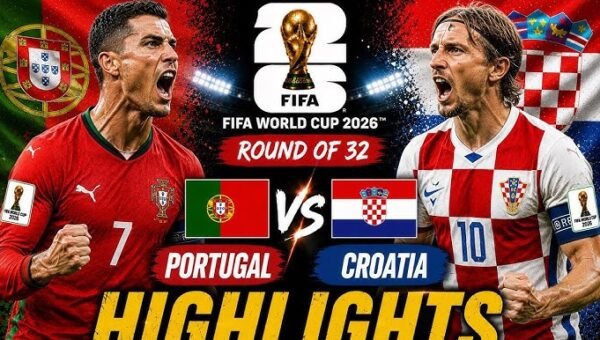 Portugal vs Croatia Highlights | FIFA World Cup 2026 Round of 32