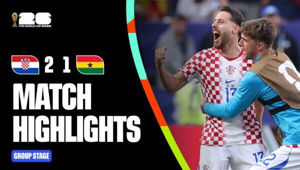 Croatia 2-1 Ghana | Match Highlights | FIFA World Cup 2026